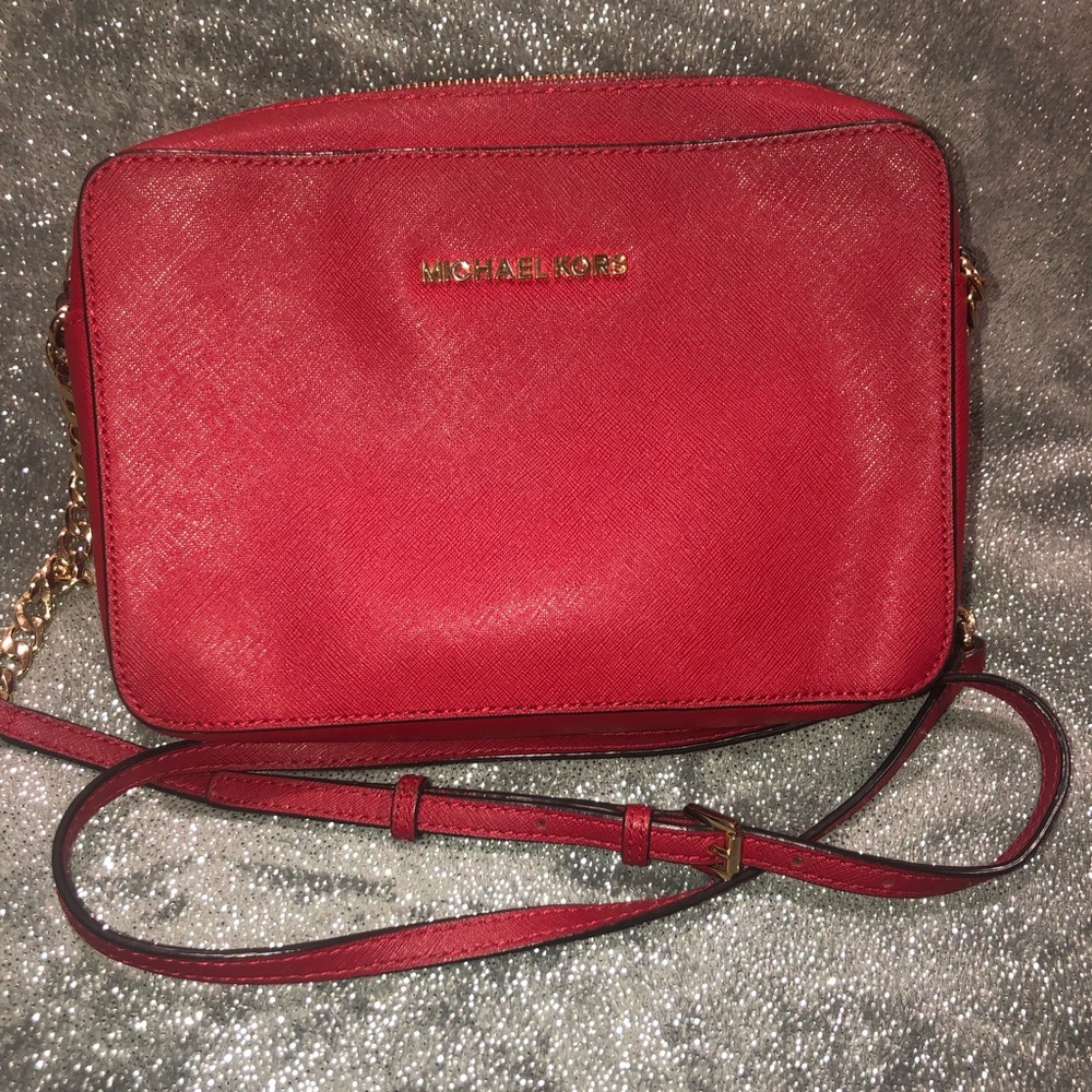 Red mk purse